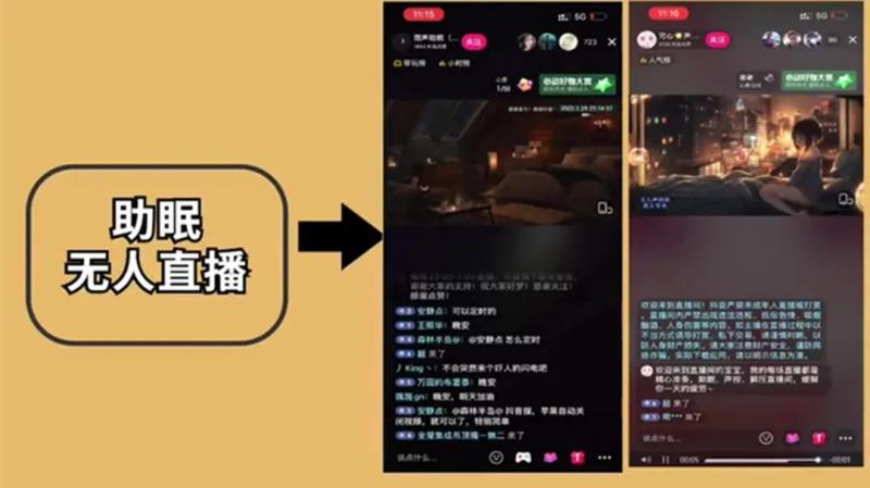 雨声助眠无人直播和胎教类无人直播，哪种更适合做呢？-甘南项目网