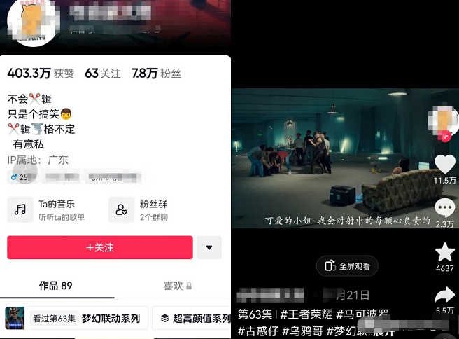 极限反差混剪影视作品项目，火爆好友圈的疯狂玩法！无私分享与你！-甘南项目网