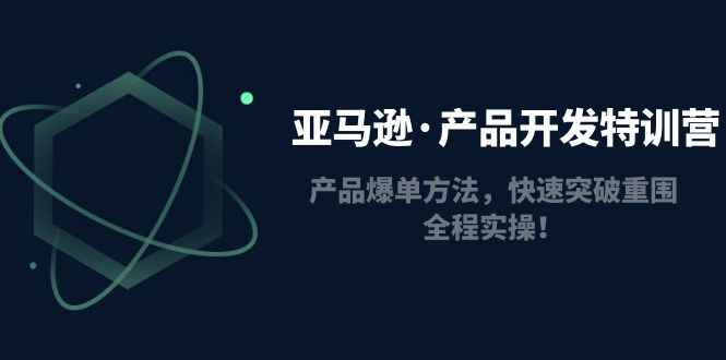 亚马逊·产品开发特训营：产品爆单方法，快速突破重围，全程实操！-甘南项目网