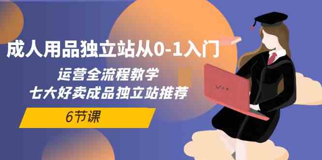 成人用品独立站从0-1入门，运营全流程教学，七大好卖成品独立站推荐（6节课）-甘南项目网