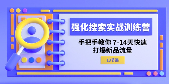 强化搜索实战训练营，手把手教你7-14天快速打爆新品流量（13节课）-甘南项目网