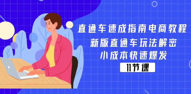 直通车速成指南电商教程：新版直通车玩法解密，小成本快速爆发（11节）-甘南项目网