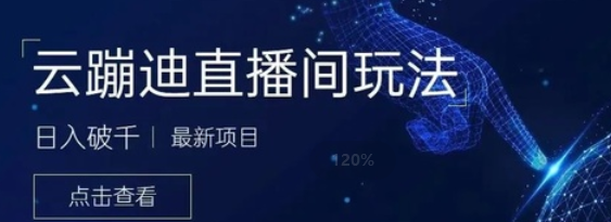 最近非常火的号称日入千元的云蹦迪项目-抖音版【内含操作视频详细教程】-甘南项目网