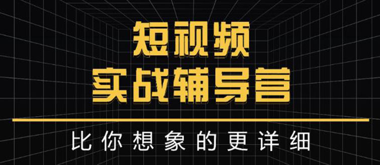 日入6万级别大佬教你做短视频实战：比你想象的更详细-甘南项目网