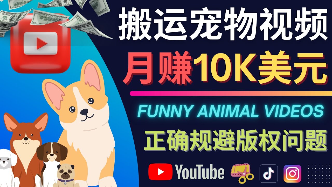 搬运TIKTOK视频到YouTube，并进行二次创作，月赚1万美元以上-甘南项目网