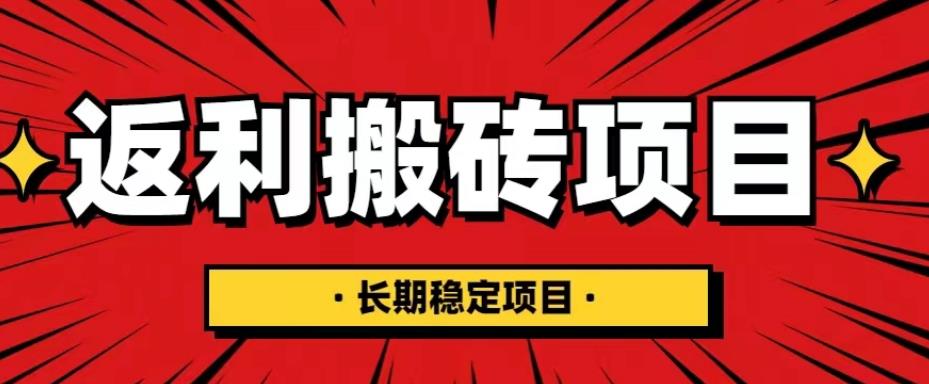 国外返利网项目，返利搬砖长期稳定，月入3000刀（深度解剖）-甘南项目网