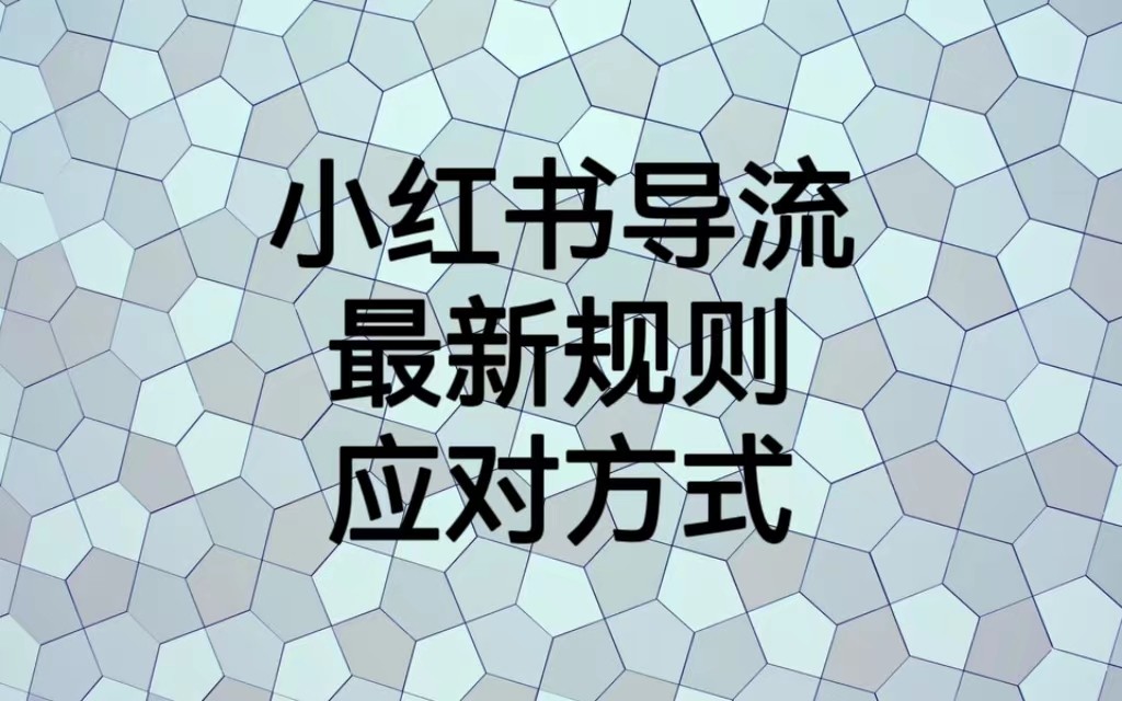 小红书导流最新规则应对方式，新规以后目前还可用的引流方式解读-甘南项目网